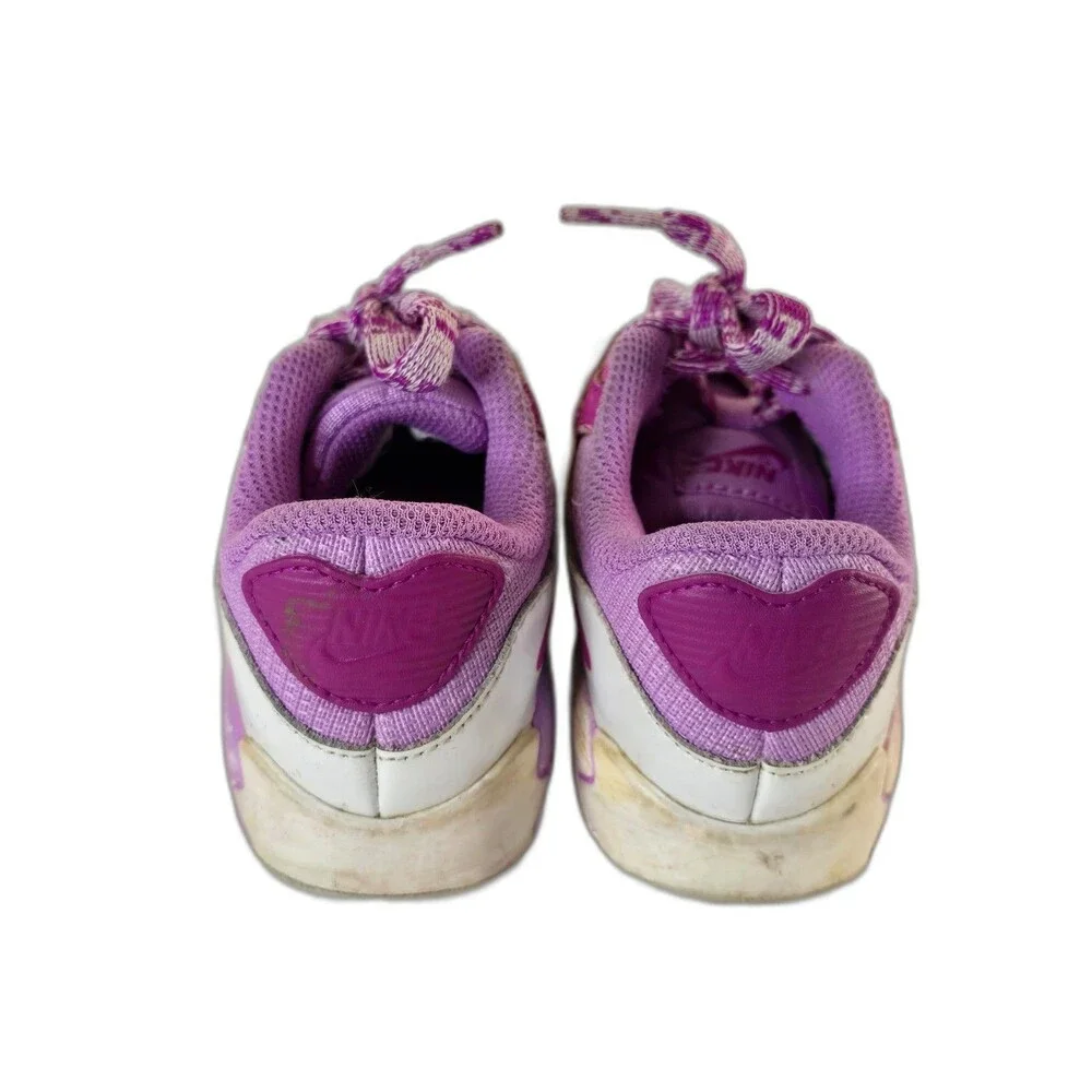 Nike Air Max 90 Pink Running Athletic Shoes Sneakers 724855-500 Size 10c